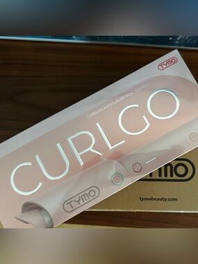 TYMO Curlgo Cordless Auto Curling Iron in Rose Gold